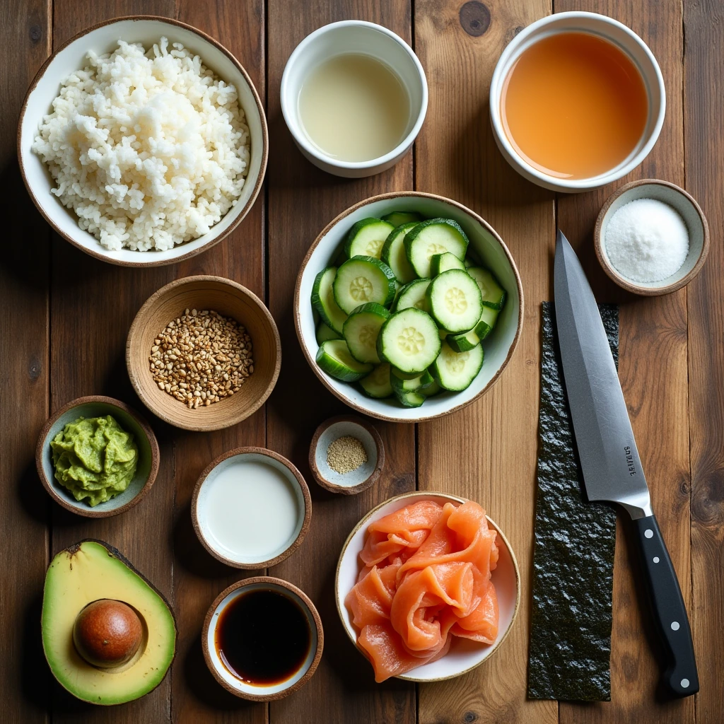 hemmagjord sushi