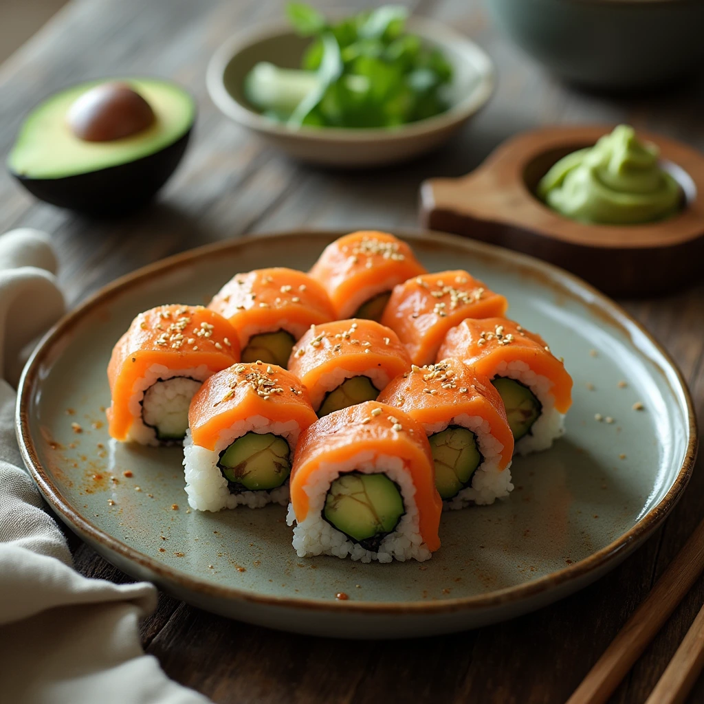 hemmagjord sushi