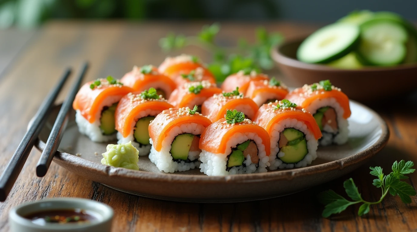 hemmagjord sushi