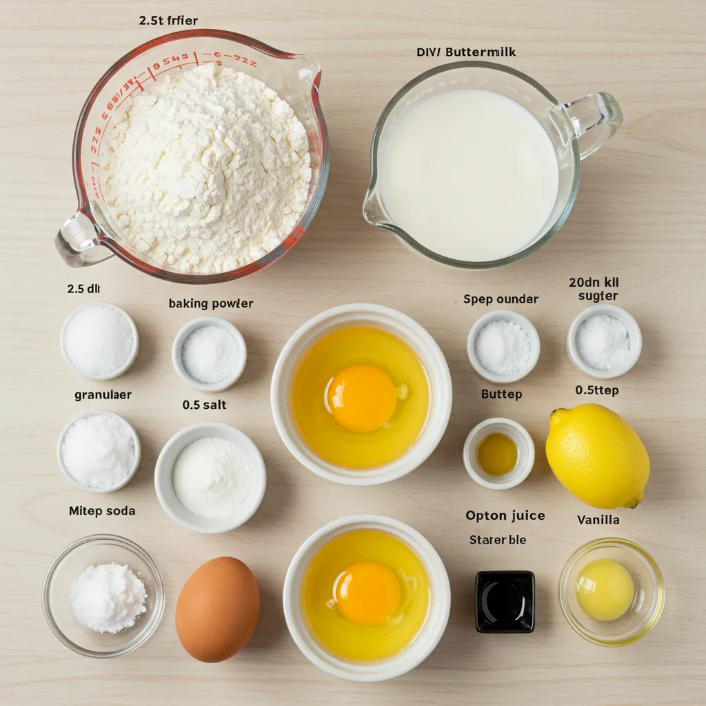 fluffiga amerikanska pannkakor