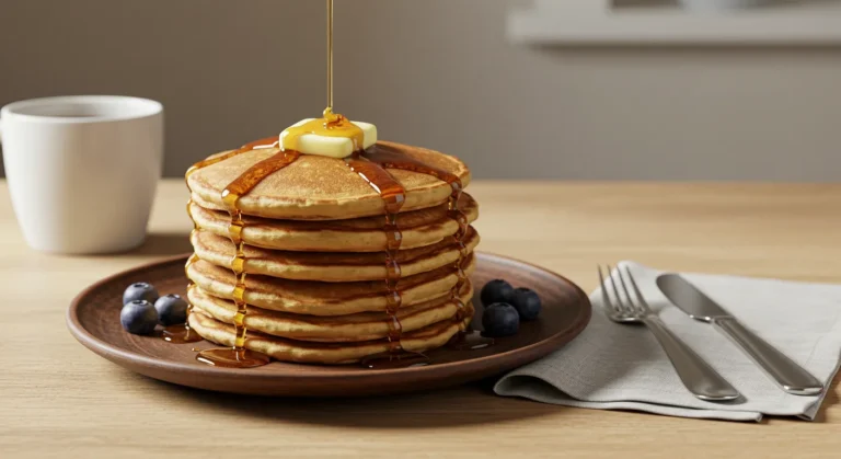 fluffiga amerikanska pannkakor