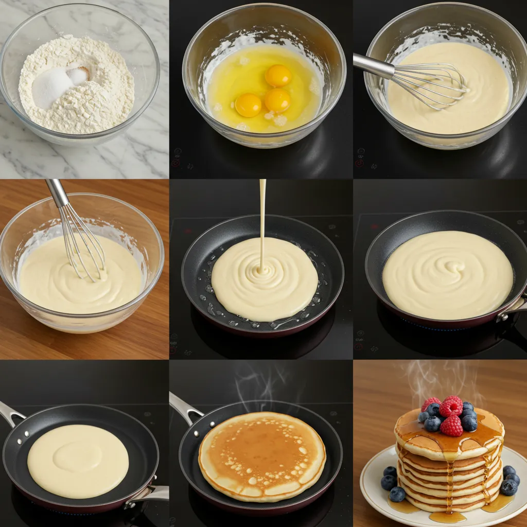 american pancakes recept