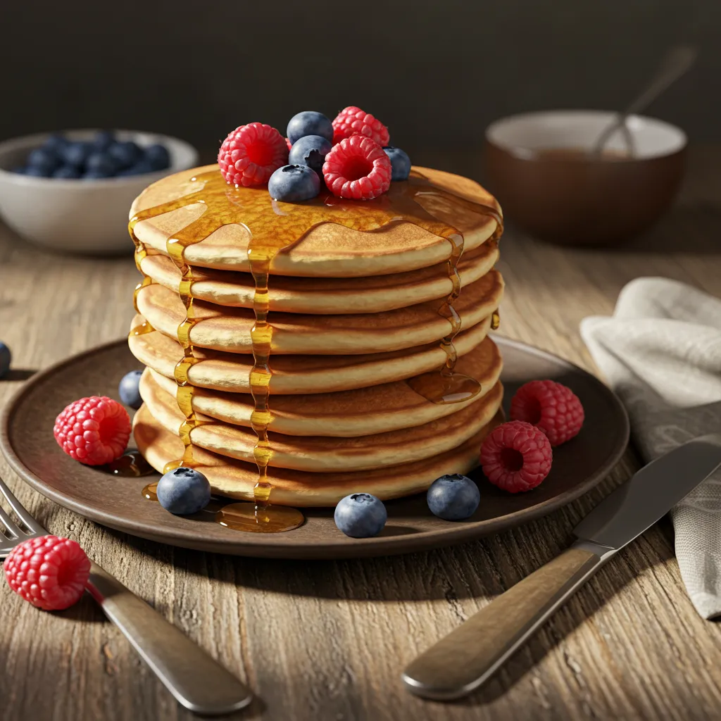 amerikanska pannkakor utan ägg