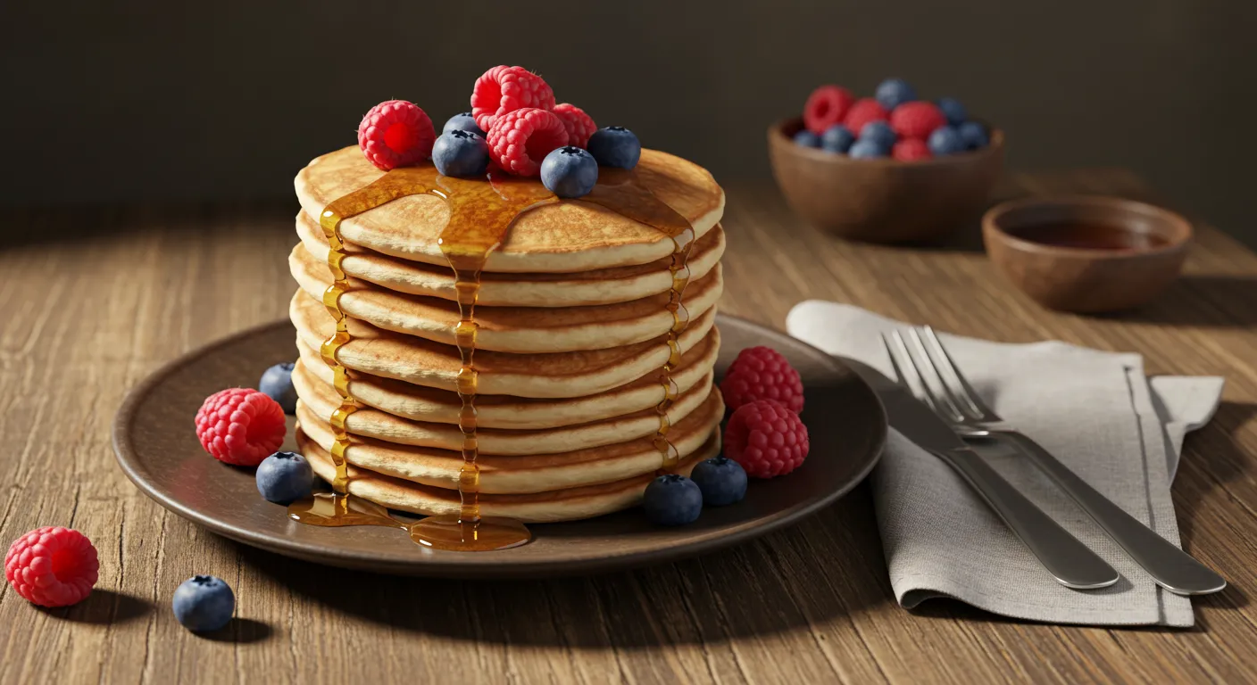 amerikanska pannkakor utan ägg