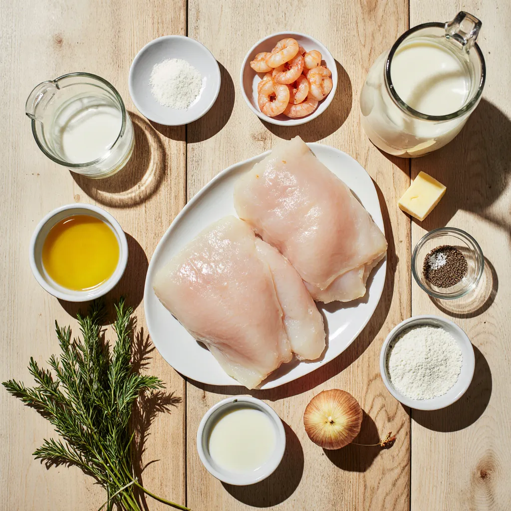 fiskgratäng med räkor