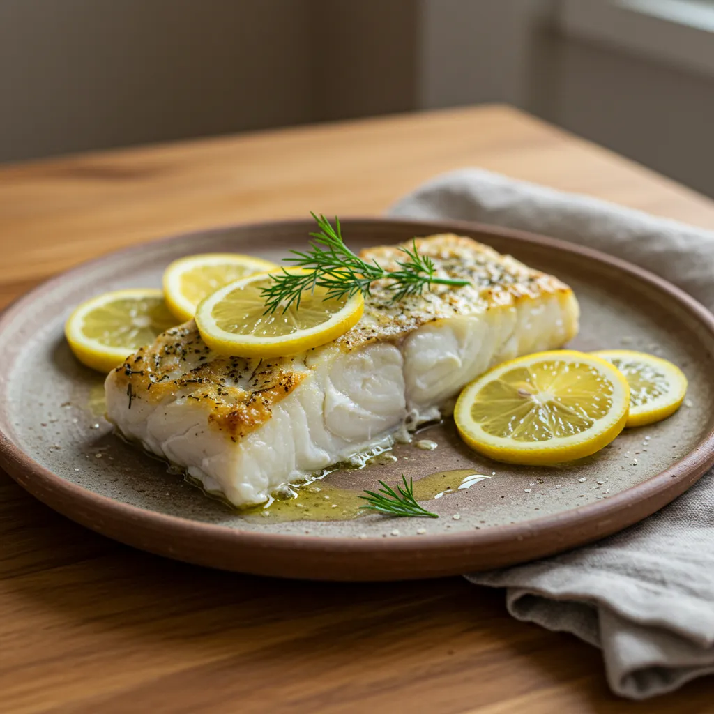 världens lättaste torsk i ugn