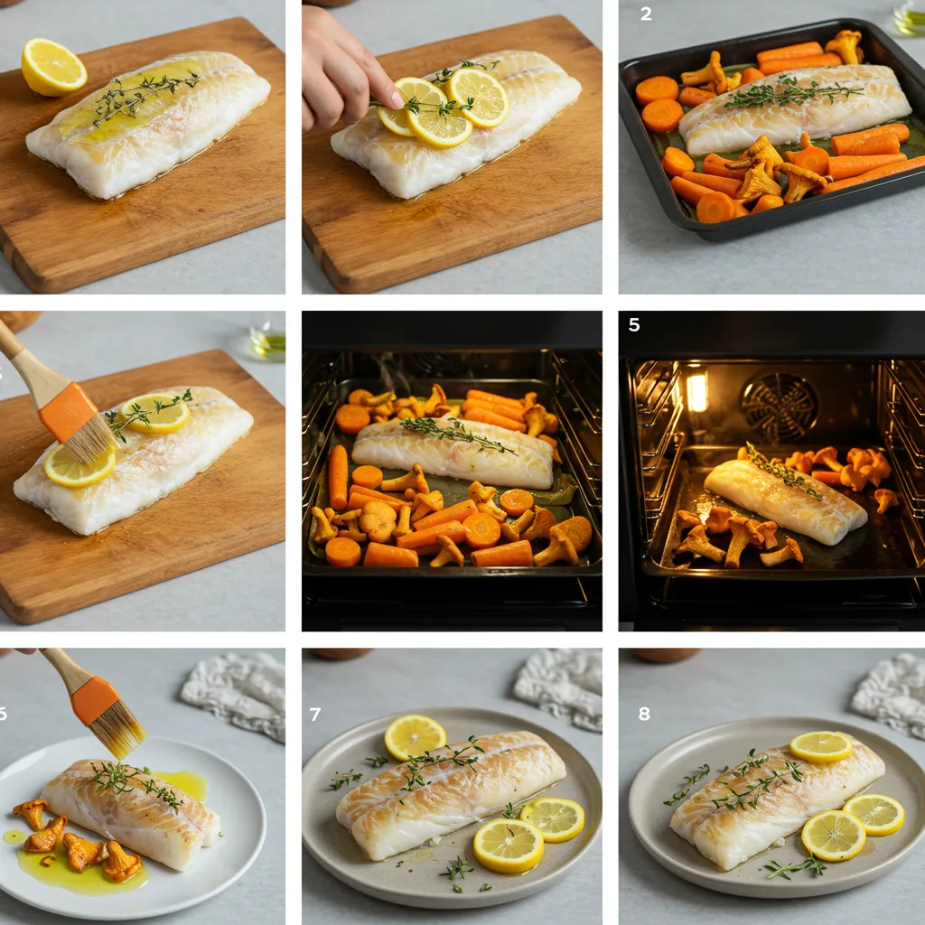 världens lättaste torsk i ugn